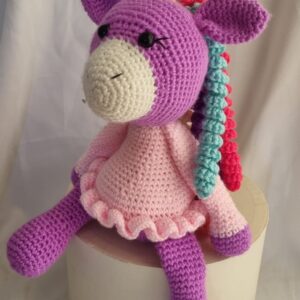 Μονόκερος πλεκτό κουκλάκι (amigurumi)