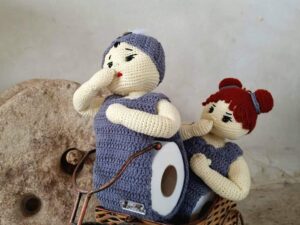 Θήκη χαρτί υγείας κούκλα