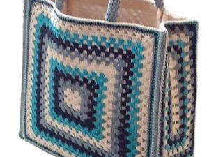 Τσάντα με granny squares