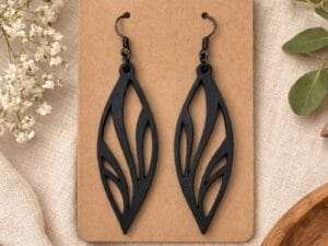 Laser Cut Blossom Flower Earrings