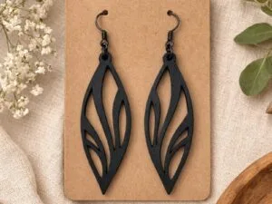 Laser Cut Blossom Flower Earrings