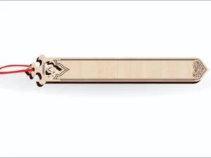 Laser Cut Custom Designe Wooden Bookmark