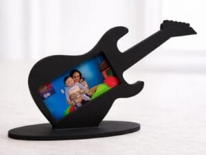Laser Cut Guitar Shaped Photo Frame