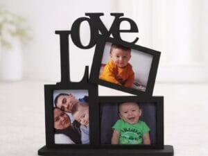 Laser Cut Love Photo Collage Template