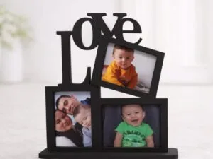 Laser Cut Love Photo Collage Template