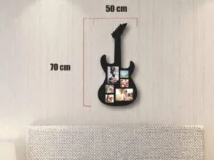 Laser Cut Guitar Photo Frame