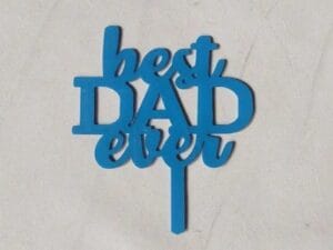 Best Dad Ever Cake Topper