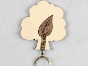 Keychain With Tree Shape Wall Key Holder