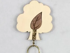 Keychain With Tree Shape Wall Key Holder