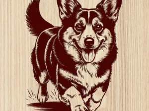Corgi με Laser Χάραξη 30 CM
