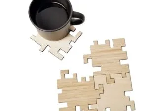 Ξύλινα Puzzle Coasters