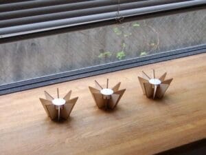 Laser Cut Candle Stand
