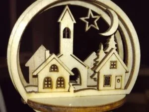Laser Cut Christmas Ball