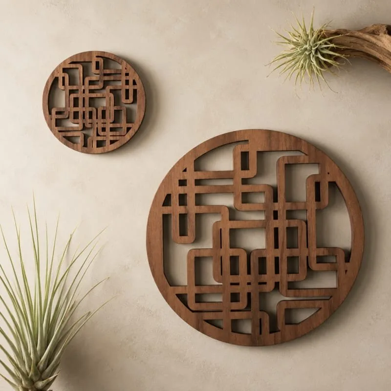 Laser Cut Lattice Design Coasters