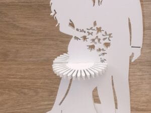 Laser Cut Wedding Napkin