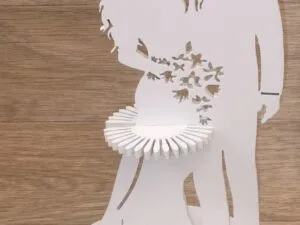 Laser Cut Wedding Napkin