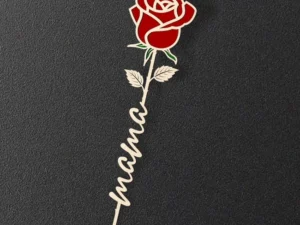 Laser Cut Mothers Day Rose