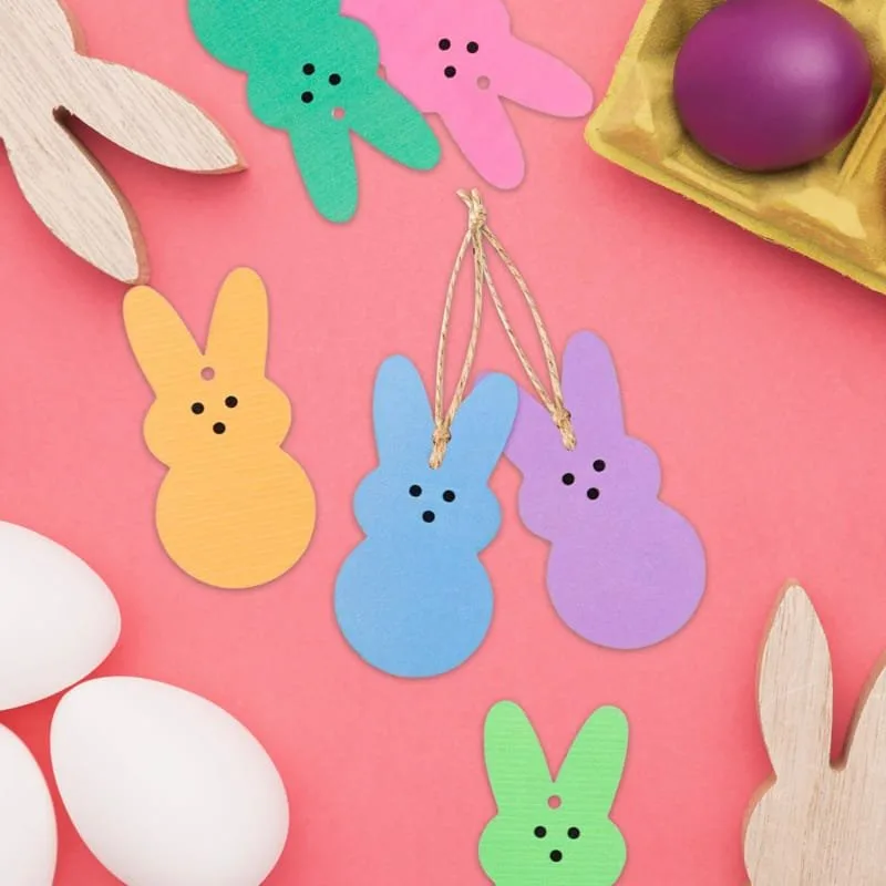 Bunny Wooden Cutout Hanging Ornament 1 Bunny Wooden Cutout Hanging Ornament