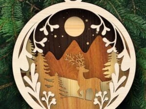 Laser Cut Christmas Ball Multi Layer