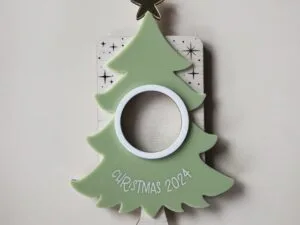 Laser Cut Christmas Photo Frame