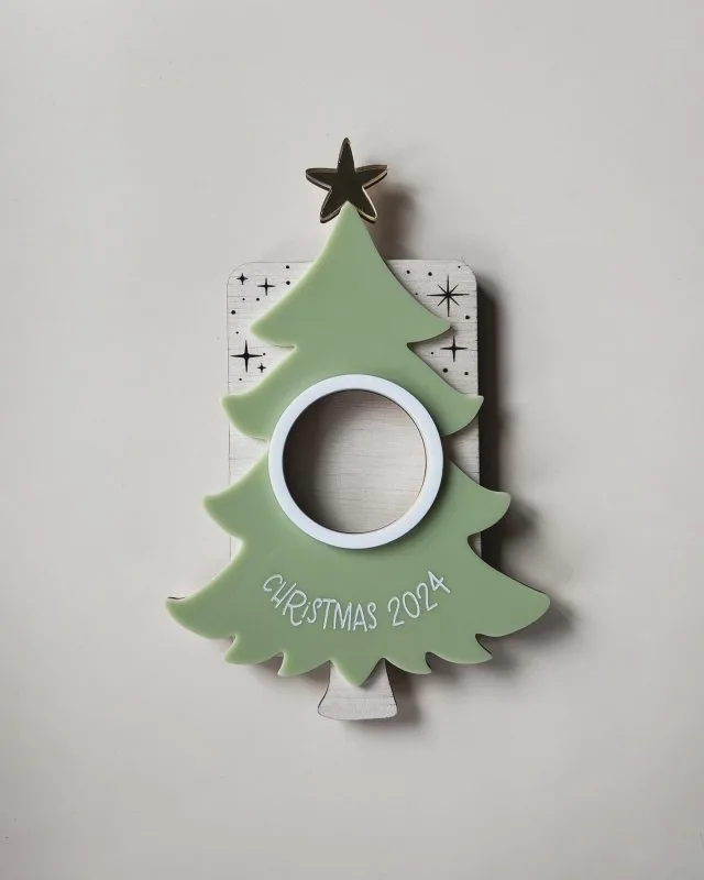 Laser Cut Christmas Photo Frame