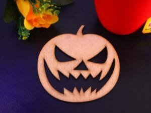Laser Cut Halloween Pumpkin Coasters