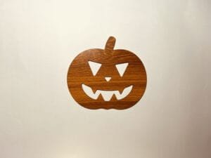 Laser Cut Halloween Wooden Pumpkin