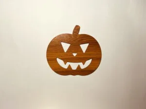 Laser Cut Halloween Wooden Pumpkin