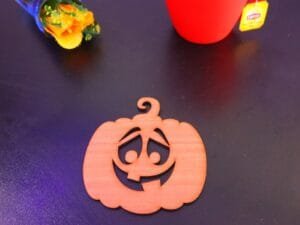 Laser Cut Pumpkin Halloween Coasters
