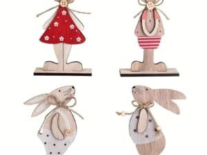 Laser Cut Rustic Wooden Bunny