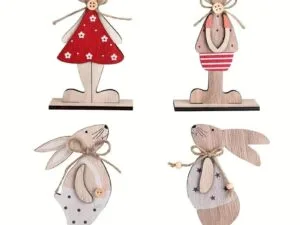 Laser Cut Rustic Wooden Bunny