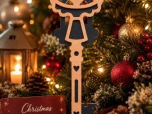 Laser Cut Santa Magic Key