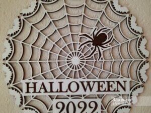 Laser Cut Spiderweb Halloween