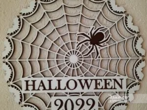 Laser Cut Spiderweb Halloween