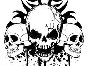 Skull Tribe Free Vector