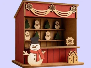 Christmas market stall