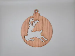 Laser Cut Reindeer Christmas